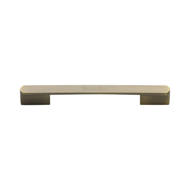 M Marcus - Heritage Brass - Bridge Cabinet Pull Handle - Bar - 128/160mm CTC; #finish_antique-brass