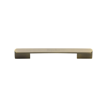 M Marcus - Heritage Brass - Bridge Cabinet Pull Handle - Bar - 96mm CTC; #finish_antique-brass