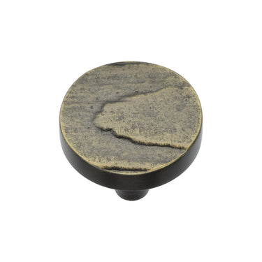 M Marcus - Heritage Brass - Pine Cabinet Pull Handle - Knob - 32mm; #finish_aged-brass
