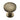 M Marcus - Heritage Brass - Round Hammered Cabinet Knob with Rose - 38mm; #finish_antique-brass