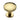 M Marcus - Heritage Brass - Round Hammered Cabinet Knob with Rose - 38mm; #finish_polished-brass