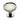 M Marcus - Heritage Brass - Round Hammered Cabinet Knob with Rose - 38mm; #finish_polished-nickel-finish