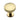 M Marcus - Heritage Brass - Domed Disc Cabinet Knob with Rose - 32mm; #finish_polished-brass
