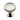M Marcus - Heritage Brass - Domed Disc Cabinet Knob with Rose - 32mm; #finish_polished-nickel-finish