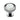 M Marcus - Heritage Brass - Ridge Cabinet Knob with Rose - 32mm; #finish_polished-chrome