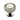 M Marcus - Heritage Brass - Ridge Cabinet Knob with Rose - 32mm; #finish_polished-nickel-finish