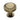 M Marcus - Heritage Brass - Ridge Cabinet Knob with Rose - 38mm; #finish_antique-brass