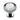 M Marcus - Heritage Brass - Ridge Cabinet Knob with Rose - 38mm; #finish_polished-chrome