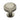 M Marcus - Heritage Brass - Ridge Cabinet Knob with Rose - 38mm; #finish_satin-nickel