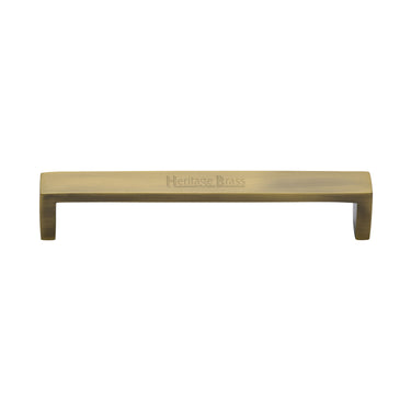 M Marcus - Heritage Brass - Wide Metro Cabinet Pull Handle - Bar - 160mm CTC; #finish_antique-brass