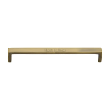 M Marcus - Heritage Brass - Wide Metro Cabinet Pull Handle - Bar - 192mm CTC; #finish_antique-brass