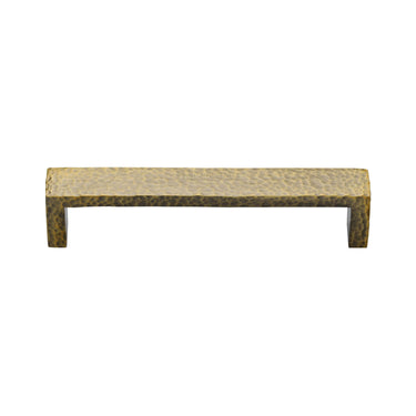 M Marcus - Heritage Brass - Hammered Wide Metro Cabinet Pull Handle - Bar - 101mm CTC; #finish_antique-brass