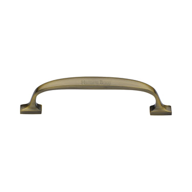 M Marcus - Heritage Brass - Durham Cabinet Pull Handle - Bar - 128mm CTC; #finish_antique-brass