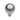 M Marcus - Heritage Brass - Sphere Cabinet Knob - 28mm; #finish_satin-chrome