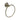 M Marcus - M.Marcus Architectural Hardware - Cambridge Wall Mounted Towel Ring; #finish_antique-bronze