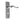 M Marcus - Carlisle Brass - Contract Victorian Scroll Door Handles on Backplate - Squared - Bathroom - Pair; #finish_polished-chrome