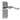 M Marcus - Carlisle Brass - Contract Victorian Scroll Door Handles on Backplate - Squared - Latch - Pair; #finish_polished-chrome