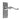 M Marcus - Carlisle Brass - Contract Victorian Scroll Door Handles on Backplate - Squared - Latch - Pair; #finish_satin-chrome