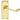 M Marcus - Carlisle Brass - Contract Victorian Scroll Door Handles on Backplate - Squared - Latch - Pair; #finish_polished-brass