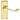 M Marcus - Carlisle Brass - Contract Victorian Scroll Door Handles on Backplate - Squared - Latch - Pair; #finish_polished-brass