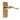 M Marcus - Carlisle Brass - Contract Victorian Scroll Door Handles on Backplate - Squared - Latch - Pair; #finish_polished-brass