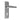 M Marcus - Carlisle Brass - Contract Victorian Door Handles on Backplate - Lock - Pair; #finish_polished-chrome