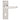 M Marcus - Carlisle Brass - Contract Victorian Door Handles on Backplate - Lock - Pair; #finish_satin-chrome
