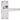 M Marcus - Carlisle Brass - Contract Victorian Door Handles on Backplate - Latch - Pair; #finish_polished-chrome
