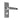 M Marcus - Carlisle Brass - Contract Victorian Door Handles on Backplate - Privacy - Pair; #finish_polished-chrome