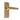 M Marcus - Carlisle Brass - Contract Victorian Door Handles on Backplate - Latch - Pair; #finish_polished-brass