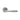 M Marcus - Eurospec - Peninsula Door Handles on Rose - Pair; #finish_satin-stainless-steel