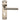 M Marcus - Eurospec - Steelworx Mitred Door Handles on Backplate - Lock - Pair; #finish_satin-stainless-steel