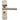 M Marcus - Eurospec - Steelworx T-Bar Door Handles on Backplate - Bathroom - Pair; #finish_satin-stainless-steel