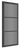 Deanta - Deanta - Camden Internal Doors - Tinted Glazed 3L; #finish_pre-finished-black
