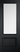 LPD Doors - Charcoal black internal door with full-height clear glazing and classic panel detailing.; #finish_pre-finished-charcoal-black