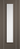 LPD Doors - Alcaraz Chocolate Grey internal door with vertical clear glazing and aluminium inlay decorative bars.; #finish_pre-finished-chocolate-grey