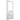 Deanta - Deanta - Clarendon Internal Door - Bevelled Glazed 1L; #finish_primed-white