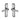 M Marcus - Heritage Brass - Deco Door Handles  - Lock - Pair; #finish_polished-chrome