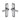 M Marcus - Heritage Brass - Deco Door Handles  - Latch - Pair; #finish_polished-chrome