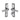 M Marcus - Heritage Brass - Deco Door Handles  - Bathroom - Pair; #finish_polished-chrome