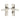 M Marcus - Heritage Brass - Delta Door Handles - Bathroom - Pair; #finish_satin-nickel