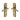M Marcus - Heritage Brass - Diplomat Door Handles - Lock - Pair; #finish_antique-brass