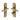 M Marcus - Heritage Brass - Diplomat Door Handles - Bathroom - Pair; #finish_antique-brass