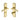 M Marcus - Heritage Brass - Diplomat Door Handles - Bathroom - Pair; #finish_polished-brass