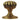 M Marcus - Carlisle Brass - Delamain Mortice Door Knobs - Flower - Pair; #finish_florentine-bronze