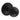 M Marcus - Carlisle Brass - Delamain Mortice Door Knobs - Reeded - Pair; #finish_matt-black