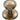 M Marcus - Carlisle Brass - Delamain Cabinet Handle - Plain Knob - 25mm; #finish_florentine-bronze