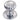 M Marcus - Carlisle Brass - Delamain Cabinet Handle - Flower Knob - 32mm; #finish_polished-chrome