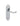 M Marcus - Carlisle Brass - Oakley Door Handles on Backplate - Latch - Pair; #finish_polished-chrome