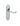 M Marcus - Carlisle Brass - Oakley Door Handles on Backplate - Latch - Pair; #finish_polished-chrome